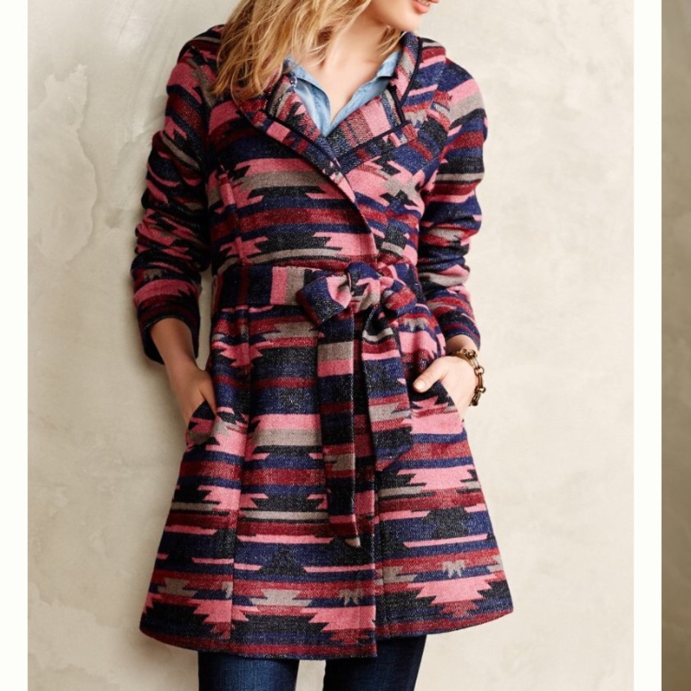 Anthropologie TABITHA ‘Leona Wrap Coat’ - Sz M